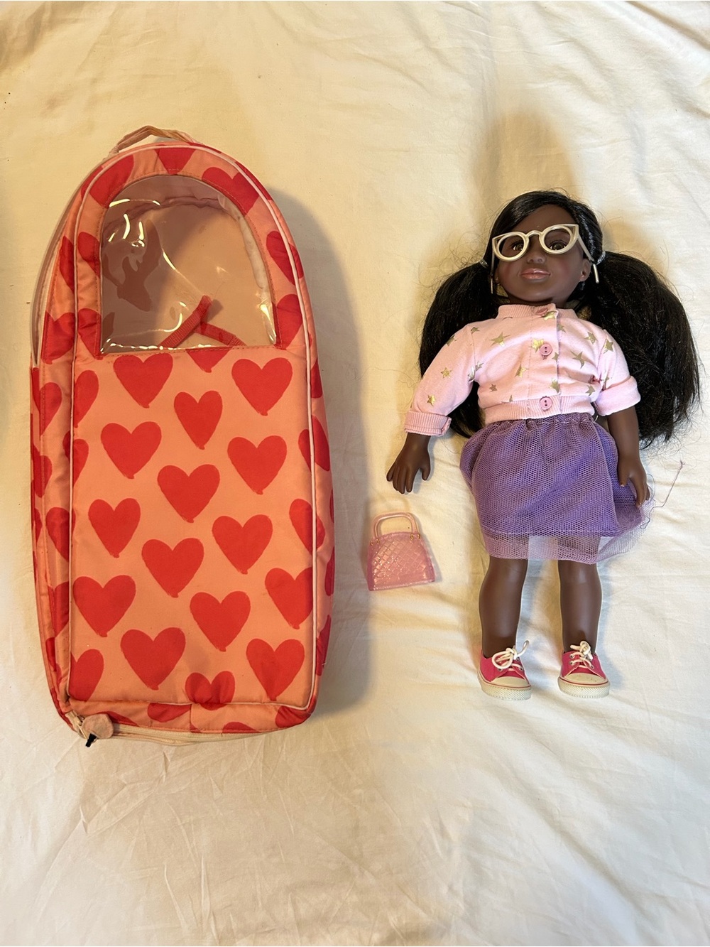 Our Generation (American Girl Doll size) doll and case